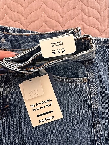 s Beden mavi Renk Pull and bear kot pantolon