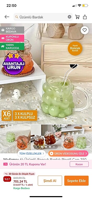 English Home Üzümlü bardak kahve bardağı