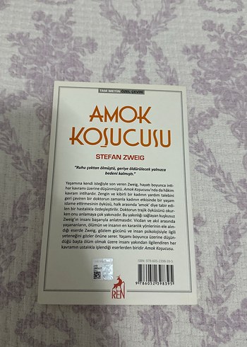 Beden Renk Amok koşucusu stefan zweıg