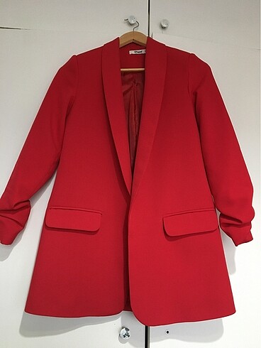Diğer Kırmızı S beden blazer ceket