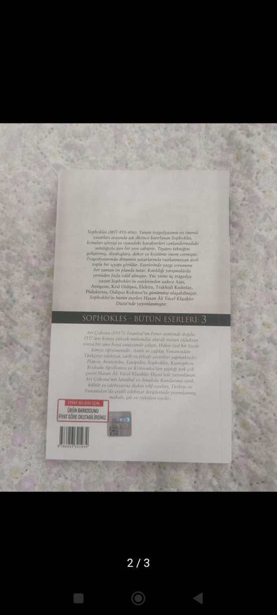 Sophokles - Antigone Romanı - Görsel 2