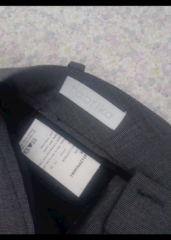 Gri Kadın Kumaş Pantolon - Görsel 2