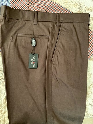 xl Beden kahverengi Renk Abdullah Kığılı kumaş pantolon