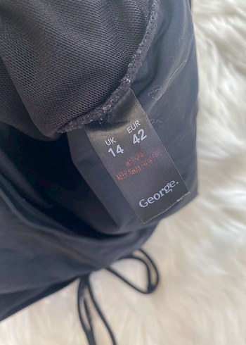 George Fırfırlı Siyah Gotik Mayo - Görsel 4