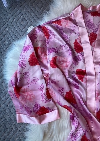 Lolita Çiçekli Uzun Sabahlık - Görsel 4