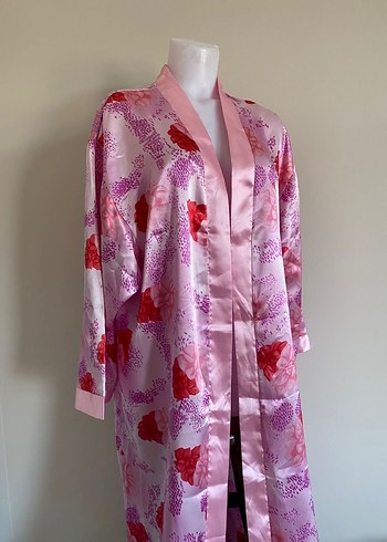 Lolita Çiçekli Uzun Sabahlık - Görsel 2