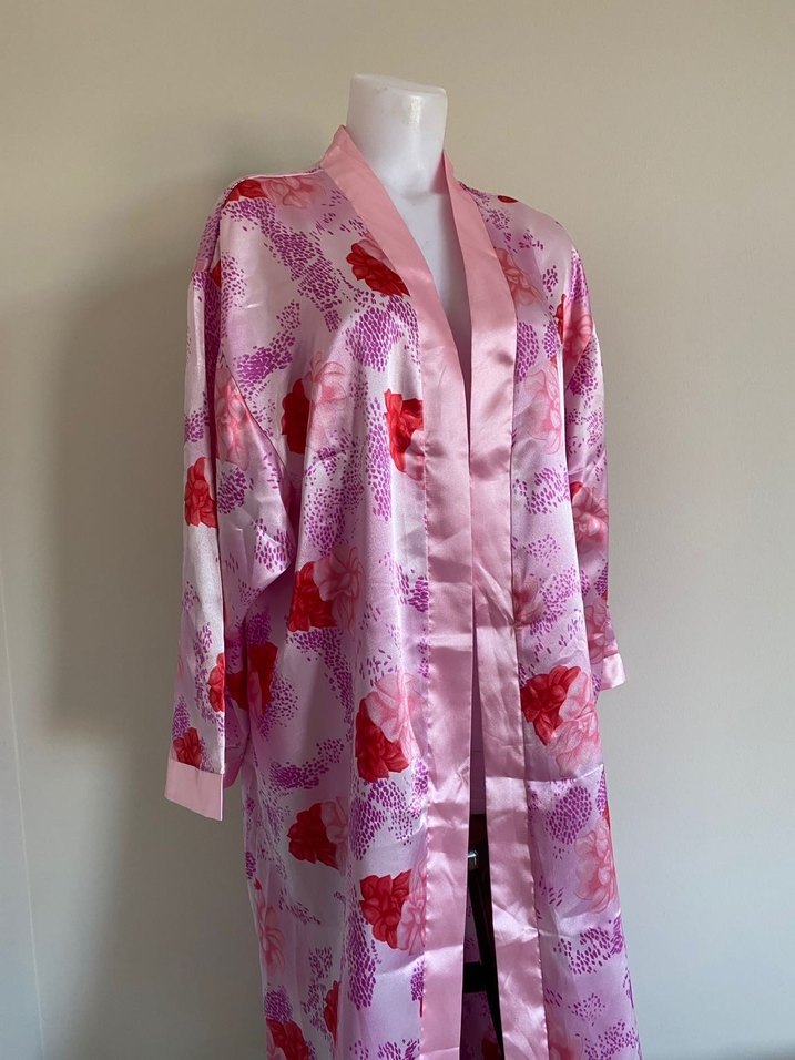 Lolita Çiçekli Uzun Sabahlık - Görsel 2