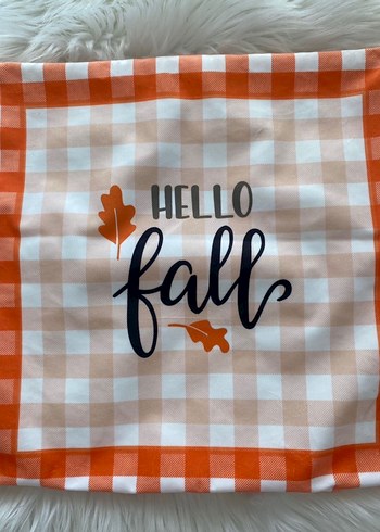 Hello Fall Halloween Yastık Kılıfı - Görsel 2