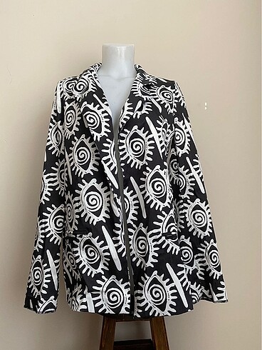 American Retro Retro Gotik Spiral Ceket