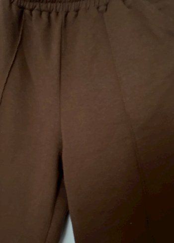 Kahverengi Midi Kadın Kumaş Pantolon - Görsel 2