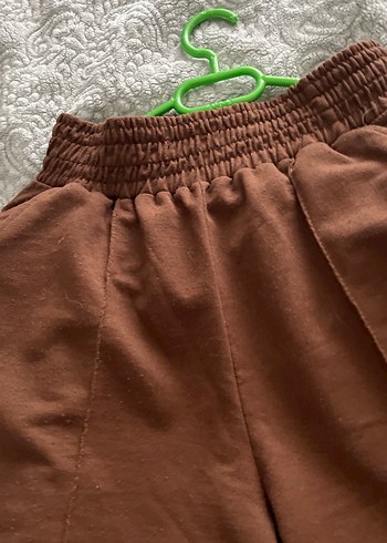 Kahverengi Midi Kadın Kumaş Pantolon - Görsel 4