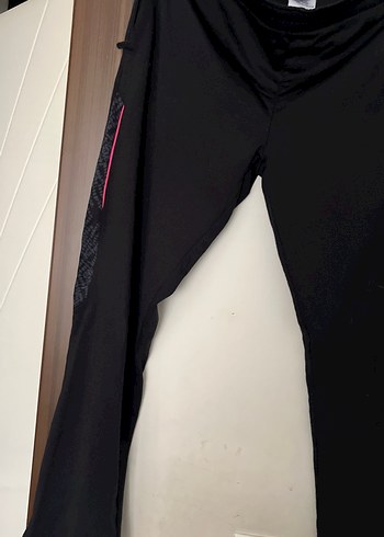 Siyah Kadın Spor Kumaş Pantolon - Görsel 2