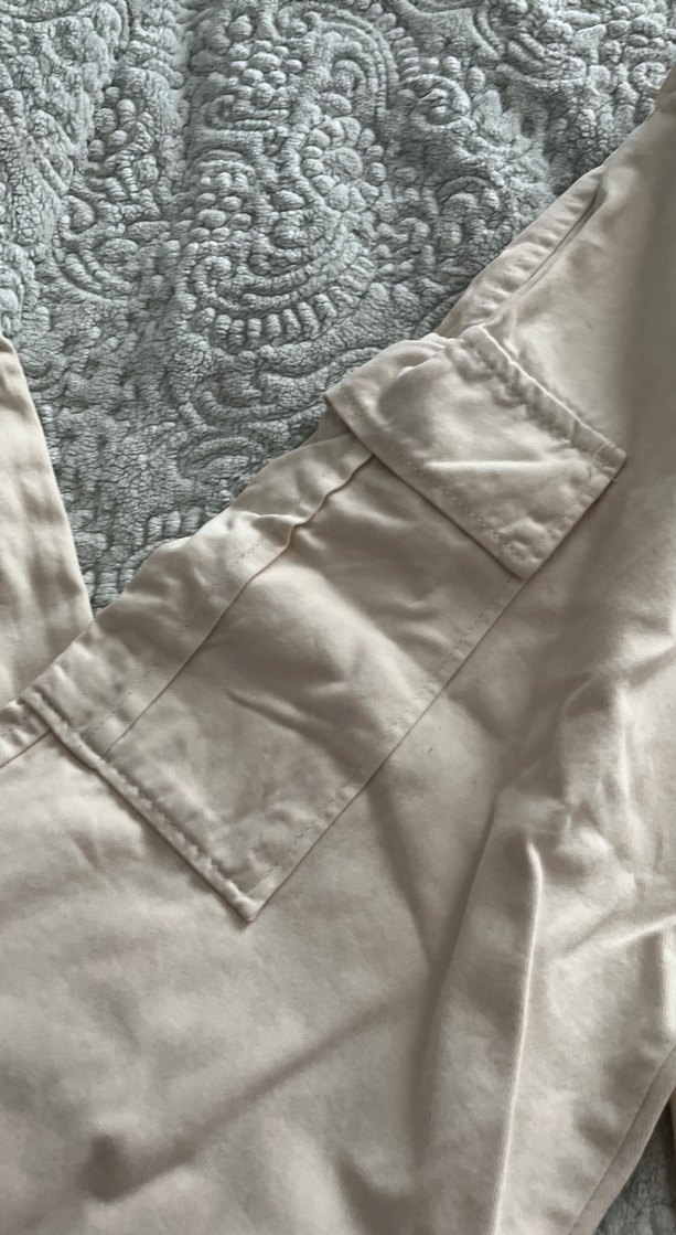 Bej Kadın Keten Midi Pantolon - Görsel 3