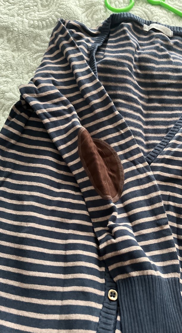 Düğmeli V Yakalı Kadın Hırka - Görsel 3