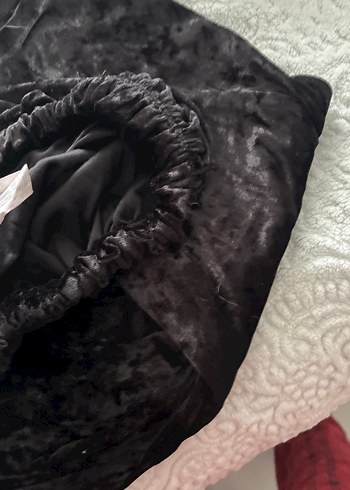 Siyah Gotik Midi Kadın Kumaş Pantolon - Görsel 3