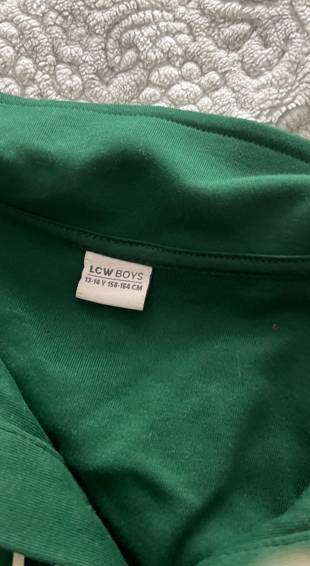 Yeşil Baskılı Fermuarlı Kadın Sweatshirt - Görsel 2