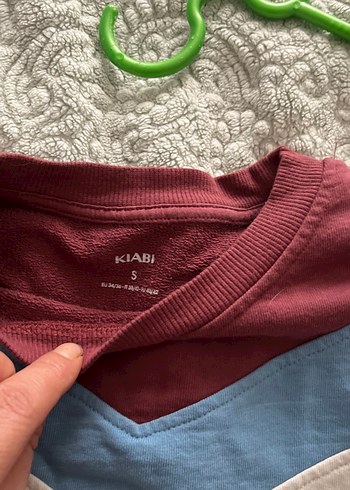 Bordo Baskılı Parisian Salaş Sweatshirt - Görsel 3