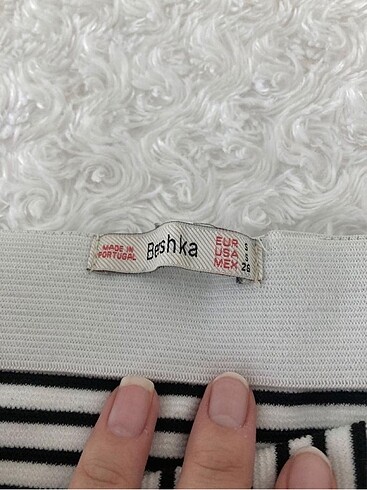 s Beden beyaz Renk Bershka etek