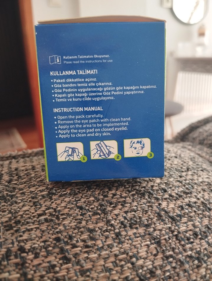 Desenli Çocuk Göz Pedi 5,7x7,2 cm - Görsel 2