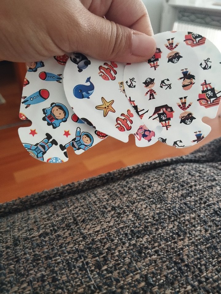 Desenli Çocuk Göz Pedi 5,7x7,2 cm - Görsel 3