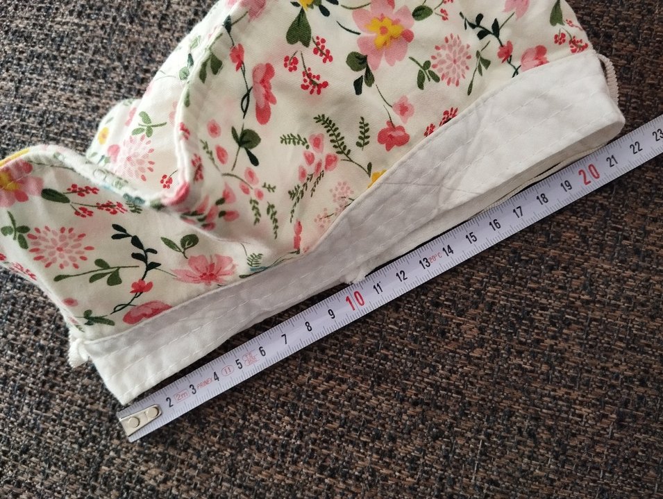 Renkli Çiçek Desenli Kulaklı Şapka - Görsel 4