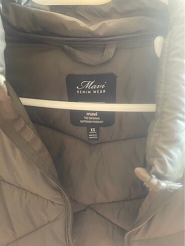 Mavi Jeans Mavi jeans dik yaka şişme mont kendinden saklanabilir kapüşonlu