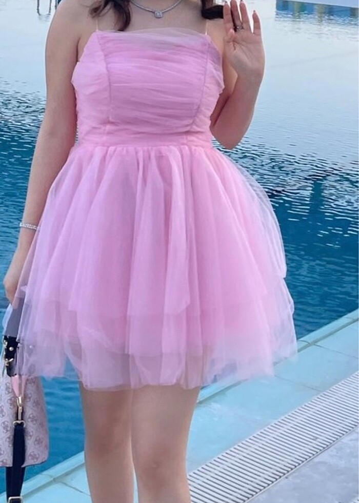 Genç kız abiye elbise - Görsel 3