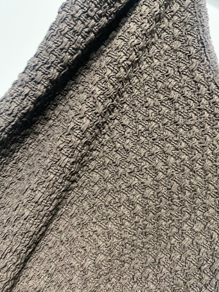 Kahverengi Mini Triko şortlu tulum - Görsel 2