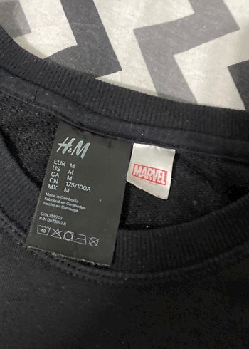 MARVEL Baskılı Siyah Erkek Sweatshirt - Görsel 2