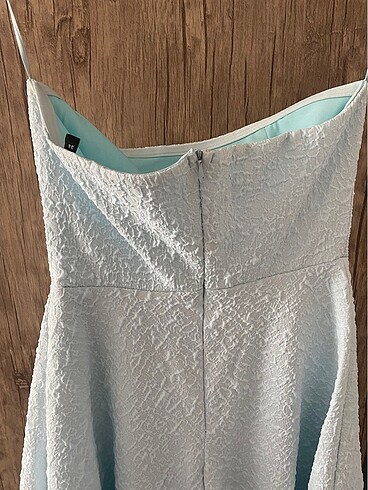 Straplez elbise - Görsel 5