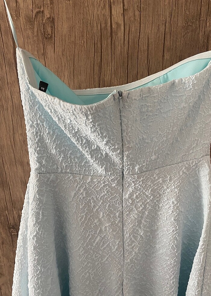 Straplez elbise - Görsel 5