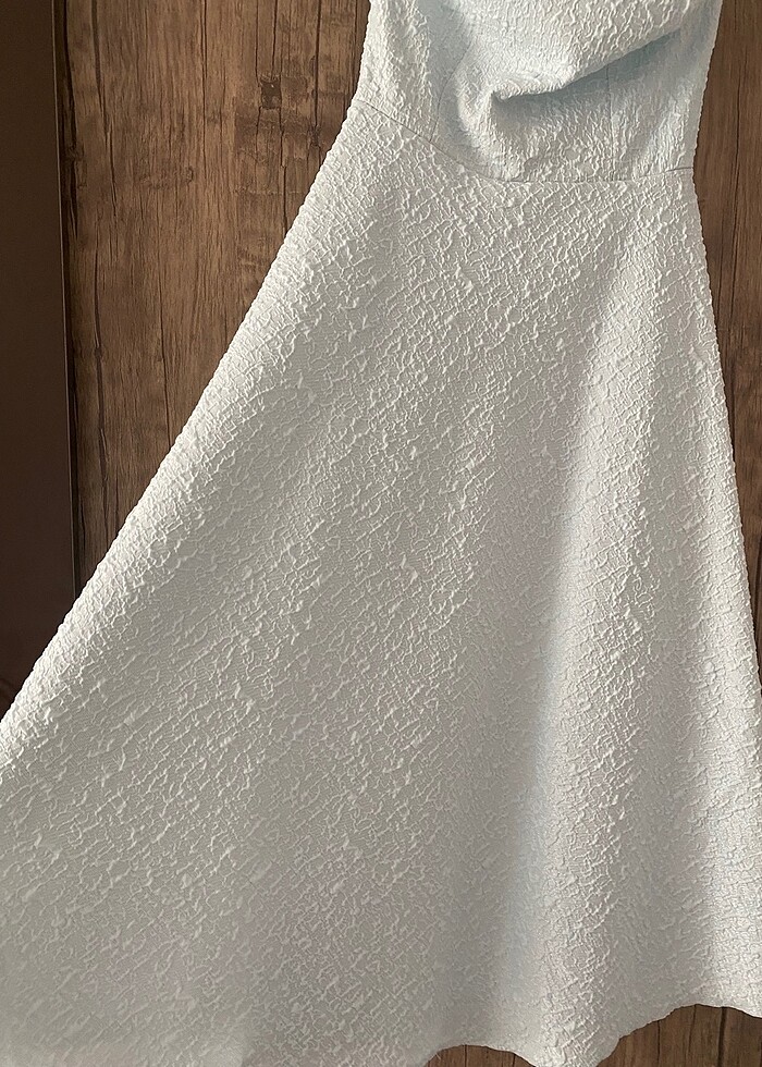 Straplez elbise - Görsel 4