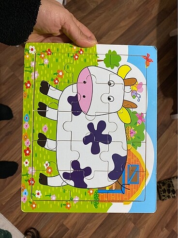 15 li ahşap puzzle
