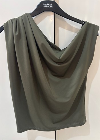 Kadın Salaş Haki Bluz - Görsel 2