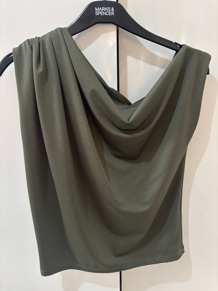 Kadın Salaş Haki Bluz - Görsel 2