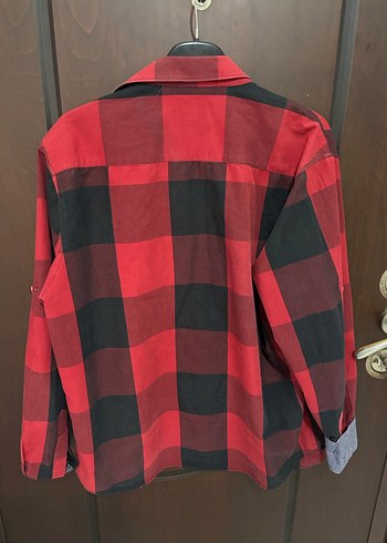 Kırmızı Ekose Uzun Kollu Gömlek - Görsel 2