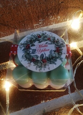 Yeni yıl bubble mum
