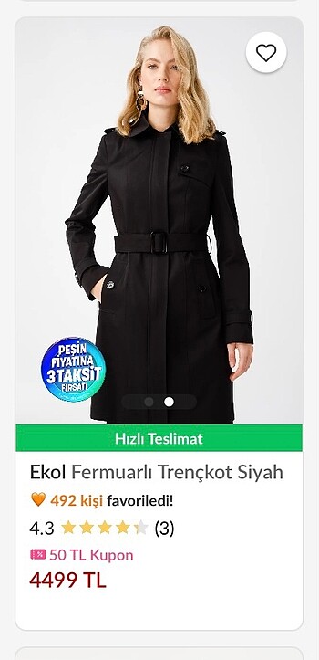 Ekol Ekol marka trençkot