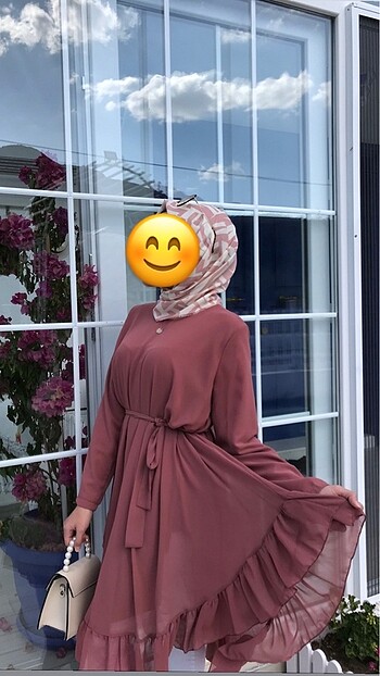 Şifon Pudra Tül Tunik