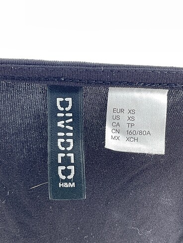 xs Beden siyah Renk H&M Mini Üst %70 İndirimli.