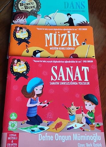 BURCU VE BERK 3 KİTAP BİRARADA 
