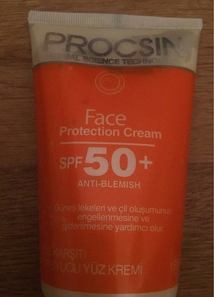 Diğer Procsin güneş koruyucu yüz kremi. (SPF 50+)
