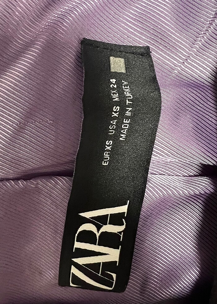 LİLA SATEN BLAZER CEKET - Görsel 3