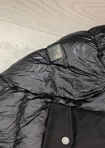 Düğmeli Siyah Erkek Mont - Görsel 4