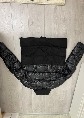 Düğmeli Siyah Erkek Mont - Görsel 3