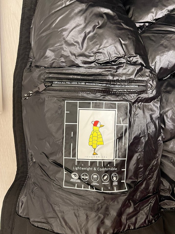 Düğmeli Siyah Erkek Mont - Görsel 5