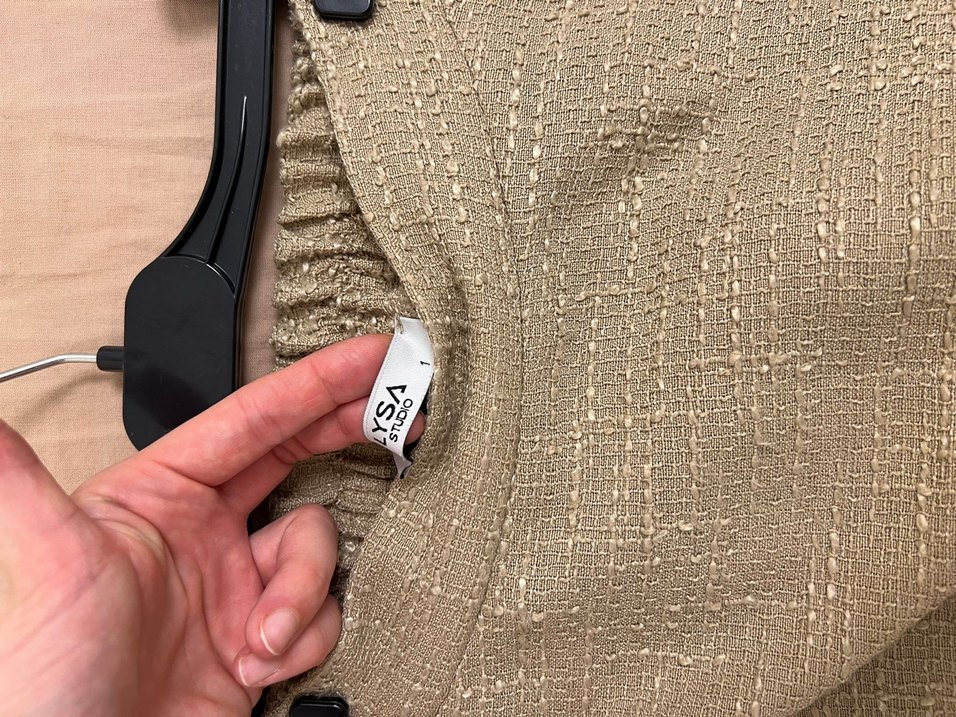 Bej Örgü Kadın Takım - Rahat Kesim, Uzun - Görsel 4