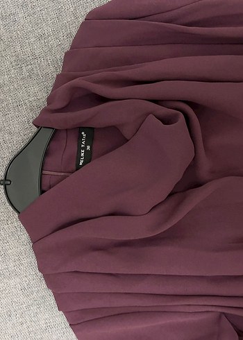 Mor Uzun Kollu Drapeli Kadın Takım - Görsel 4