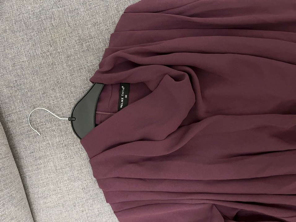 Mor Uzun Kollu Drapeli Kadın Takım - Görsel 4