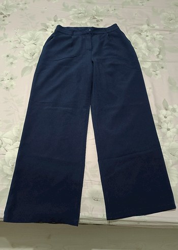 Siyah ve Lacivert Kumaş pantolon - Görsel 5